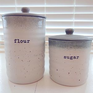 Flour and Sugar Canisters